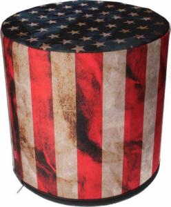 Bertoni-arco Okrągła pufa dekoracyjna - AMERICA 3