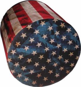 Bertoni-arco Okrągła pufa dekoracyjna - AMERICA 4