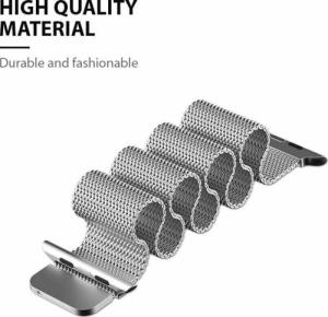 Crong Pasek ze stali nierdzewnej Crong Milano Steel do Apple Watch 42/44/45 mm zielony 8