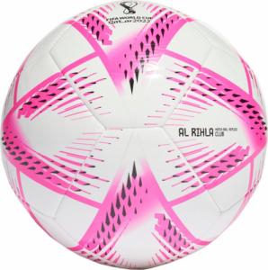 Adidas Piłka Rihla Club H57787 biało-różowa r. 4 2
