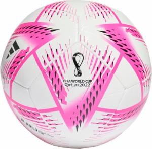 Adidas Piłka Rihla Club H57787 biało-różowa r. 4 4