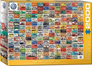 Eurographics PUZZLE 2000 THE VW GROOVY BUS 8220-0783 1