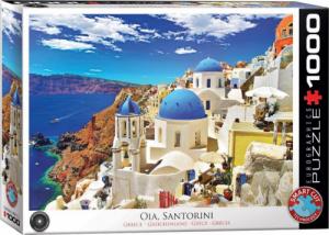 Eurographics PUZZLE 1000 OIA SANTORINI GREECE 6000-0944 1