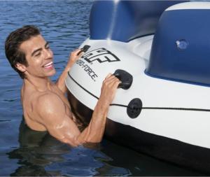 Bestway Hydro-Force 4-person bathing island Lazy Dayz 43536 (white/blue, 256 cm) 6