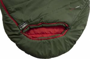 High Peak Śpiwór Pak 1000, zielono/czerwony 3