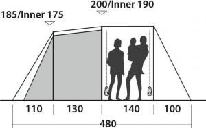 Namiot turystyczny Easy Camp Huntsville 600 zielony 9