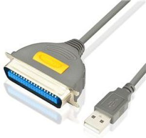 Kabel USB Axagon USB-A - DB-25 1.5 m Szary (ADP-1P36) 1