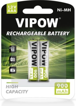 Vipow Akumulator High Capacity AAA / R03 900mAh 2 szt. 1