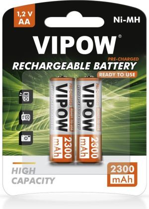 Vipow Akumulator High Capacity AA / R6 2300mAh 2 szt. 1