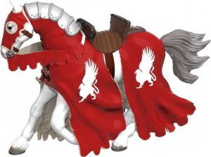 Figurka Papo Koń rycerza Gryfa 1