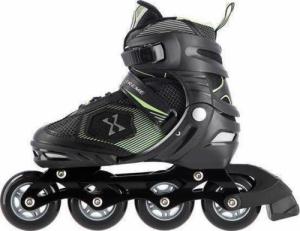 Rolki Nils Extreme NA9080 rekreacyjne regulowane czarne r. 35-38 2