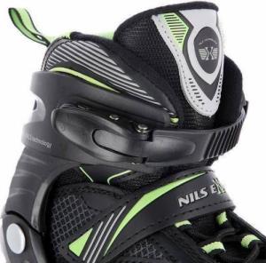 Rolki Nils Extreme NA9080 rekreacyjne regulowane czarne r. 35-38 8
