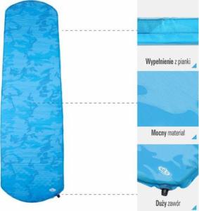 Nils Extreme Nc4062 Niebieski Mata Samopompująca 5