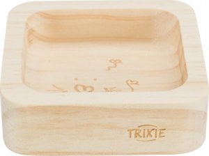 Trixie Miska, dla królika/gryzoni, drewniana, 60 ml/8 × 8 cm 1