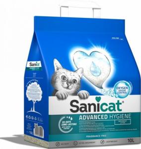Żwirek dla kota Sanicat Advanced Hygiene, żwirek, dla kotów, 10l, bezzapachowy 1