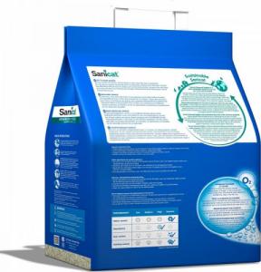 Żwirek dla kota Sanicat Advanced Hygiene, żwirek, dla kotów, 5l, bezzapachowy 2