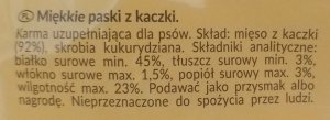 Hau&Miau Pausesnack przysmak dla psa, miękkie paski z kaczki 1kg 2