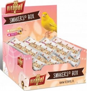 Vitapol SMAKERS BOX BISZKOPTOWY DLA KANARKA 12szt/box 1