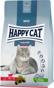 Happy Cat Indoor Bavarian Beef, sucha karma, dla dorosłych kotów niewychodzących, wołowina bawarska, 300 g, worek 1