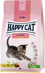 Happy Cat Kitten Farm Poultry, sucha karma, dla kociąt w wieku 2-6 mies, drób, 300 g, worek 1