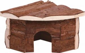 Panama Pet Domek narożny dla gryzoni, drewniany, 15x15x11cm 2