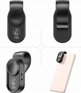 Apexel Obiektyw Mikroskop Cyfrowy Do Telefonu / Przybliżenie 100x / Apl-ms001 5