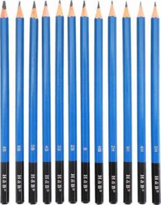 H&B Profesjonalny Zestaw Artsytyczny Kredki, Ołówki, Akcesoria / H&b 52w1 7