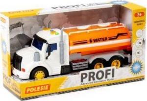 Polesie Polesie 89809 "Profi" samochód - beczkowóz inercyjny pomarańczowy ze światłem i dźwiękiem, w pudełku 1