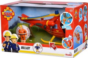Simba - Strażak Sam Helikopter ratowniczy Wallaby z figurką Światło Dźwięk 9252510 2