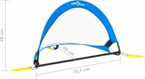 vidaXL Bramki do treningu piłkarskiego 2 szt. 75.5x46x48 cm 8
