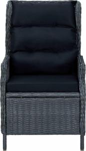 vidaXL 5-częściowy zestaw mebli ogrodowych, ciemnoszary 4