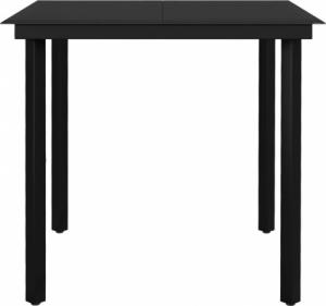 vidaXL 5-częściowy zestaw mebli ogrodowych, ciemnoszary 6