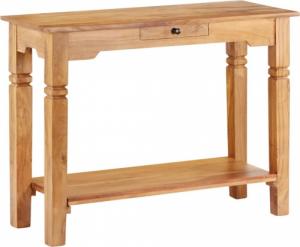 vidaXL vidaXL Stolik typu konsola, 100x40x76 cm, lite drewno akacjowe 9