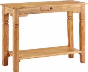 vidaXL vidaXL Stolik typu konsola, 100x40x76 cm, lite drewno akacjowe 10