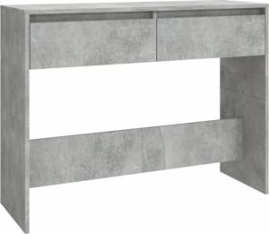 vidaXL vidaXL Stolik konsolowy, szarość betonu, 100x35x76,5 cm, płyta wiórowa 2
