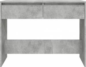 vidaXL vidaXL Stolik konsolowy, szarość betonu, 100x35x76,5 cm, płyta wiórowa 5