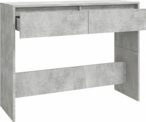vidaXL vidaXL Stolik konsolowy, szarość betonu, 100x35x76,5 cm, płyta wiórowa 6