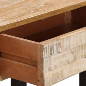 vidaXL Stolik konsolowy, 100x30x75 cm, lite drewno mango 5