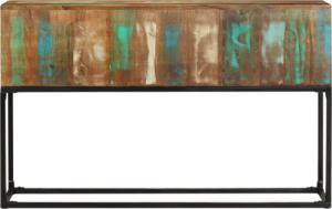 vidaXL vidaXL Stolik konsolowy, 120 x 30 x 75 cm, lite drewno z odzysku 2