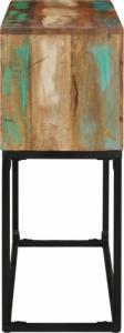 vidaXL vidaXL Stolik konsolowy, 120 x 30 x 75 cm, lite drewno z odzysku 3