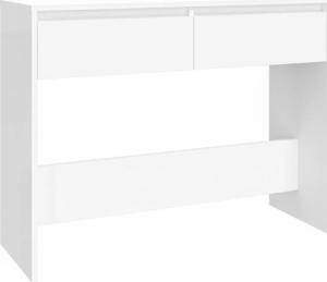 vidaXL vidaXL Stolik konsolowy, biały, 100x35x76,5 cm, płyta wiórowa 2