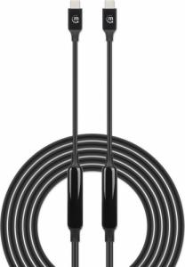 Kabel USB Manhattan USB-C - USB-C 3 m Czarny (355964) 3