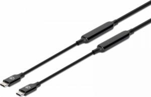Kabel USB Manhattan USB-C - USB-C 3 m Czarny (355964) 4