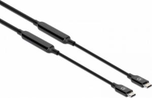 Kabel USB Manhattan USB-C - USB-C 3 m Czarny (355964) 5