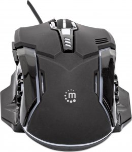 Mysz Manhattan Mysz przewodowa Manhattan 3200dpi optyczna Gamingowa USB/LED 3