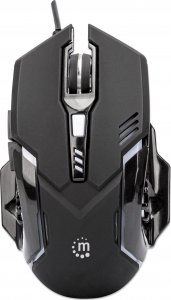 Mysz Manhattan Mysz przewodowa Manhattan 3200dpi optyczna Gamingowa USB/LED 4