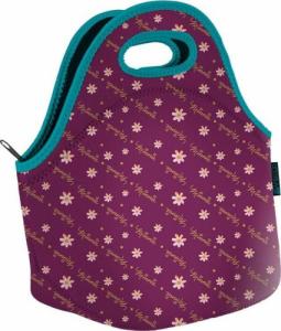 Disney DISNEY Torba neoprenowa na lunch Minnie Flowers Purple 35258 1