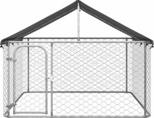 vidaXL Kojec z zadaszeniem dla psa 200x200x150 cm 2