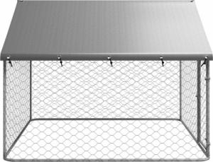 vidaXL Kojec z zadaszeniem dla psa 200x200x150 cm 3