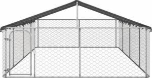vidaXL Kojec z zadaszeniem dla psa, 600x300x150 cm (171502) 2
